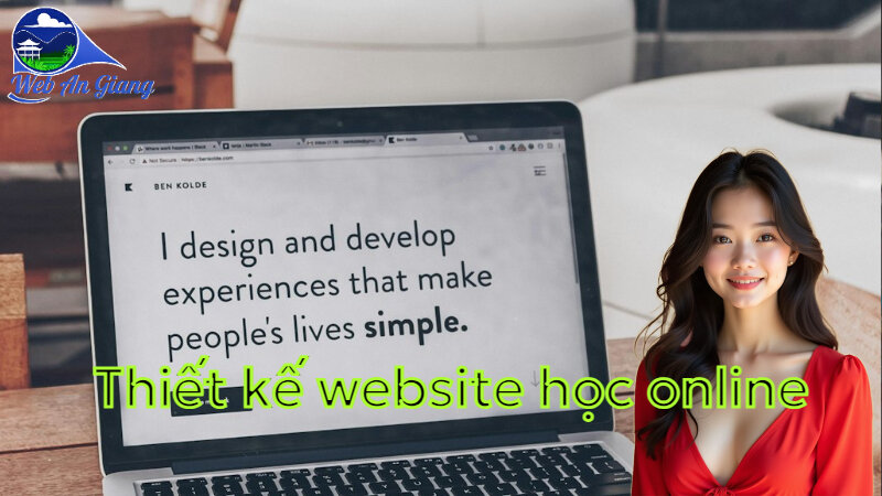 Thiết kế website học online